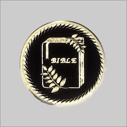MEDALLION 2" BIBLE - GOL 25 STD PACK