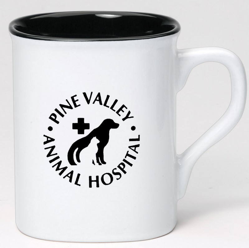 LASER MUG WHITE/BLACK 36 STD PACK