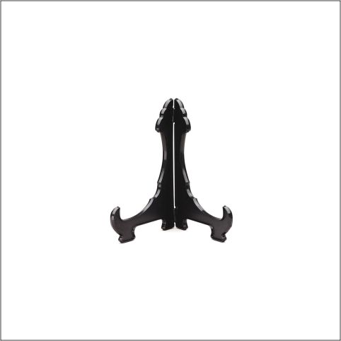 PLATE STAND, BLACK 8" 100 STD PACK