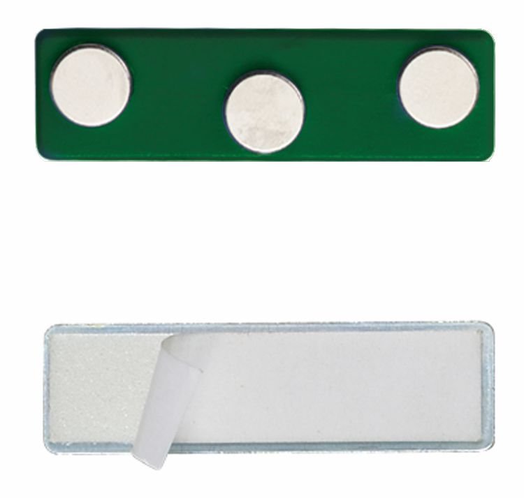 BADGE MAGNET 1¾" x ½" GN 50 STD PACK 1000 MASTER