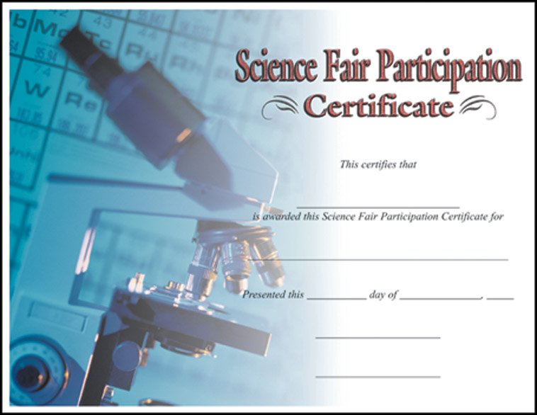 SCIENCE FAIR PARTICIPN 100 STD PACK