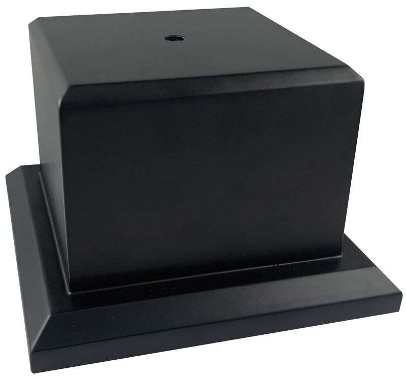 BLK CUP BASE 4" SQ 18 STD PACK