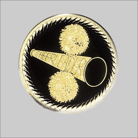MEDALLION 2" CHEERLEAD 25 STD PACK