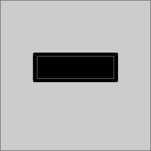 PERP PLATE 2 X 4 BLACK 12 STD PACK