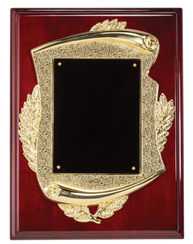 RSWD PLQ W GLD FRM 12X15 1 STD PACK ~
