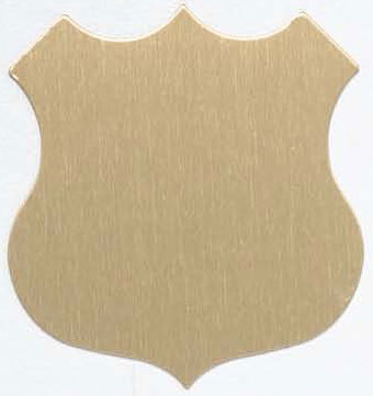 GLD BADGE ALM PLT 25 STD PACK