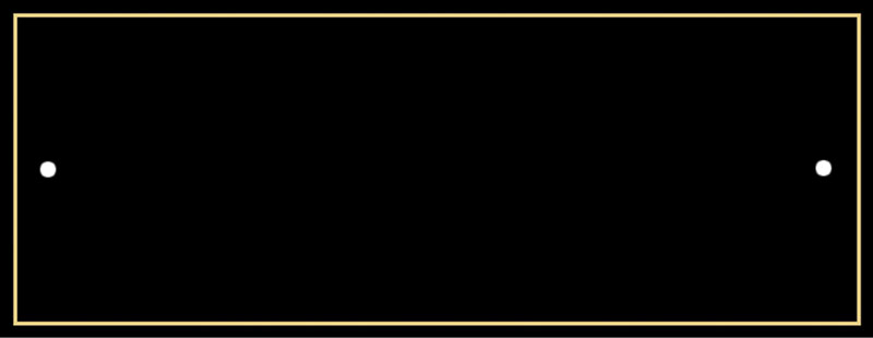 BLACK ALUM PLATE 2-1/2 6 STD PACK