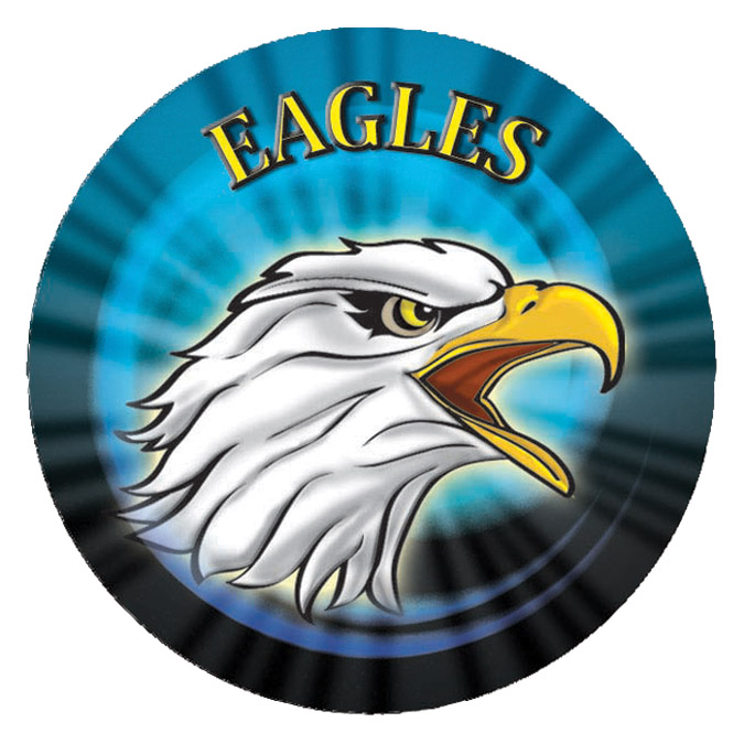 2" MASCOT MYLAR EAGLES 100 STD PACK