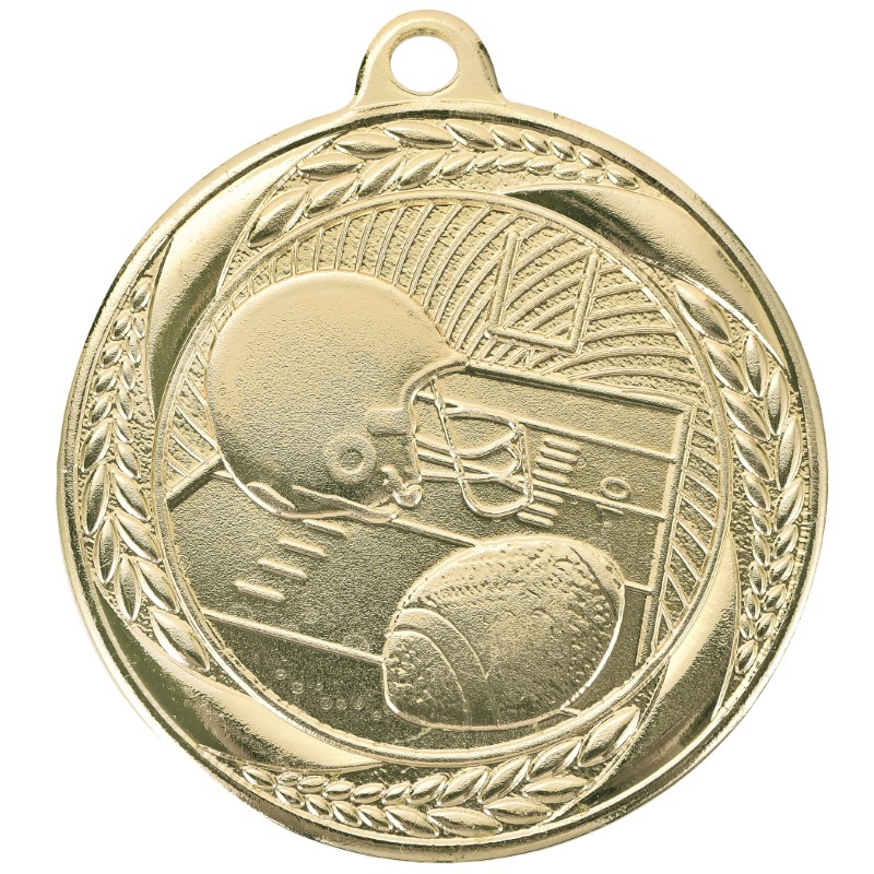 FOOTBALL MEDAL 2" BG 25 STD PACK 200 MASTER