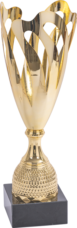 ASSEM MTL CUP GLD 16¾" 4 STD PACK