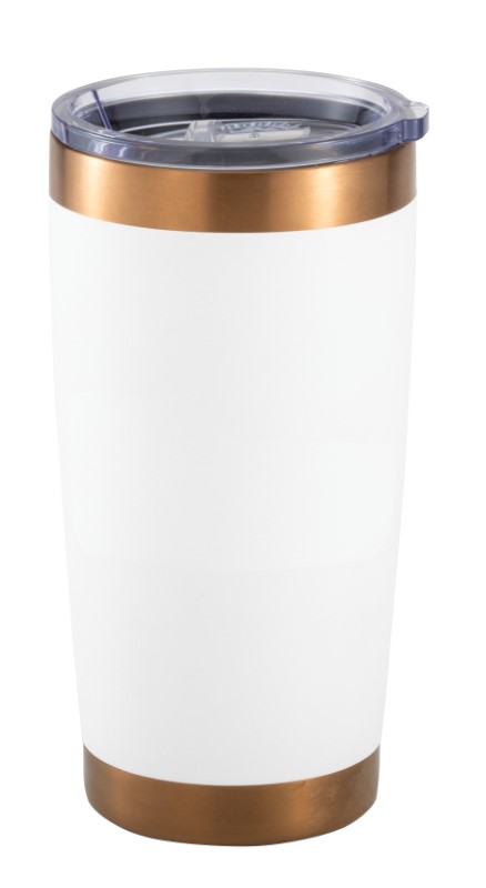 20 OZ TUMBLER WHITE W/BZ 24 STD PACK