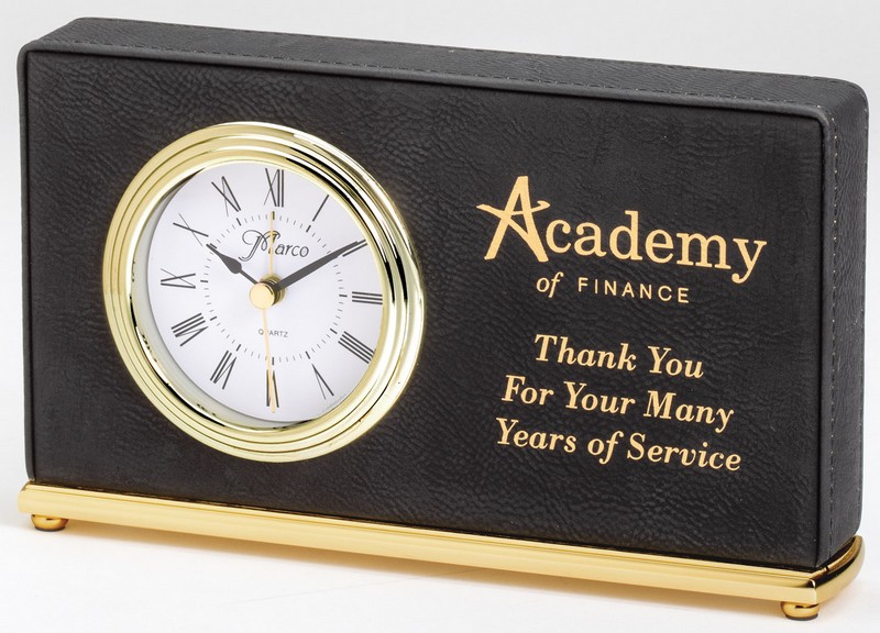 CLOCK BLK/GOLD 12 STD PACK