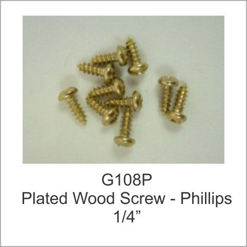 PHILLIPS 1/4" SCREWS - G 1K STD 10K BOX 60K MSTR