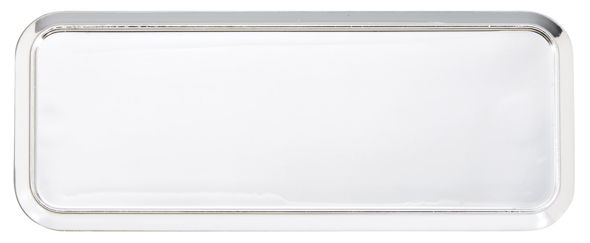 BADGE FRAME SILVER 100 STD PACK 1000 MASTER