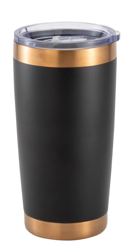 20 OZ TUMBLER BLACK W/BZ 24 STD PACK