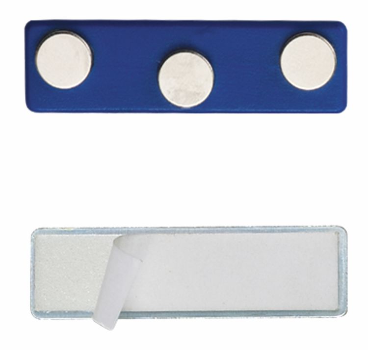 BADGE MAGNET 1¾" x ½" BL 50 STD PACK 1000 MASTER