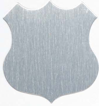 SIL BADGE ALM PLT 25 STD PACK