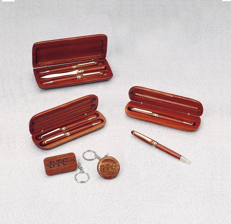 RECT KEY CHAIN ROSEWOO 100 STD PACK