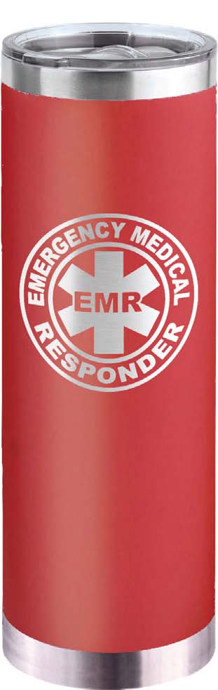 20 OZ THIN TUMBLER RED 24 STD PACK