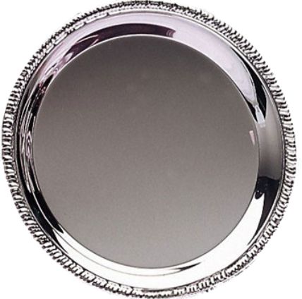 CHROME TRAY 8" ROUND PLA 60 STD PACK