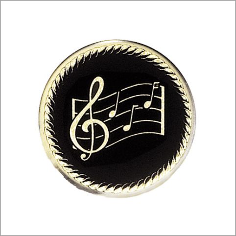 MEDALLION 2" MUSIC - GOL 25 STD PACK