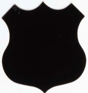 BLK BADGE ALM PLT 25 STD PACK