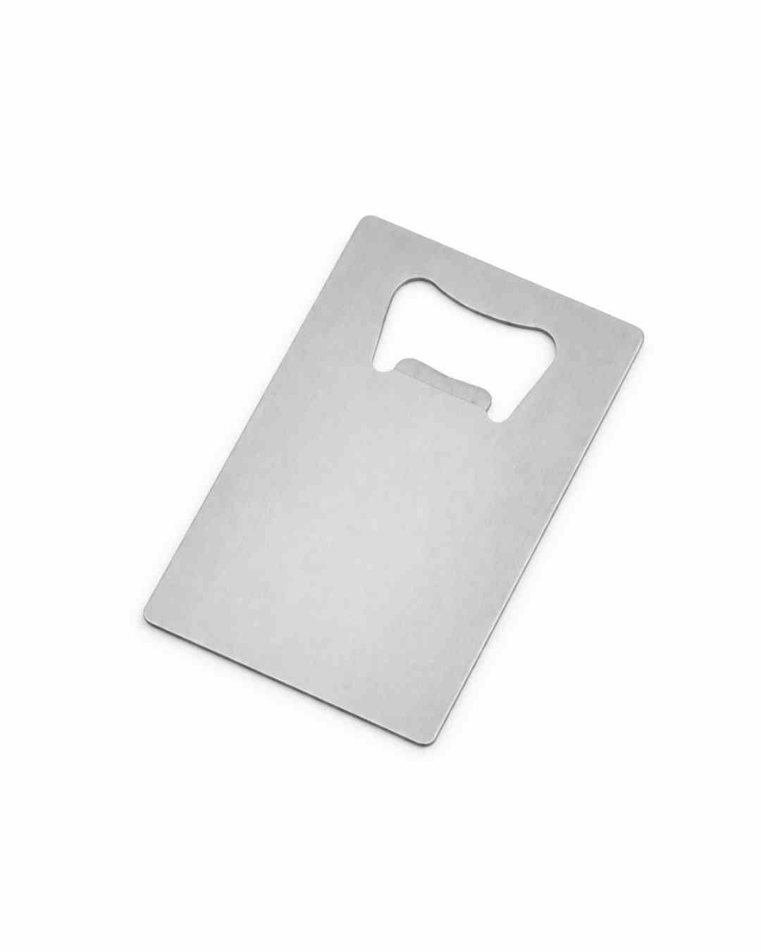 Credit Card style Bottle Opener 3.3" X 2.1" SS