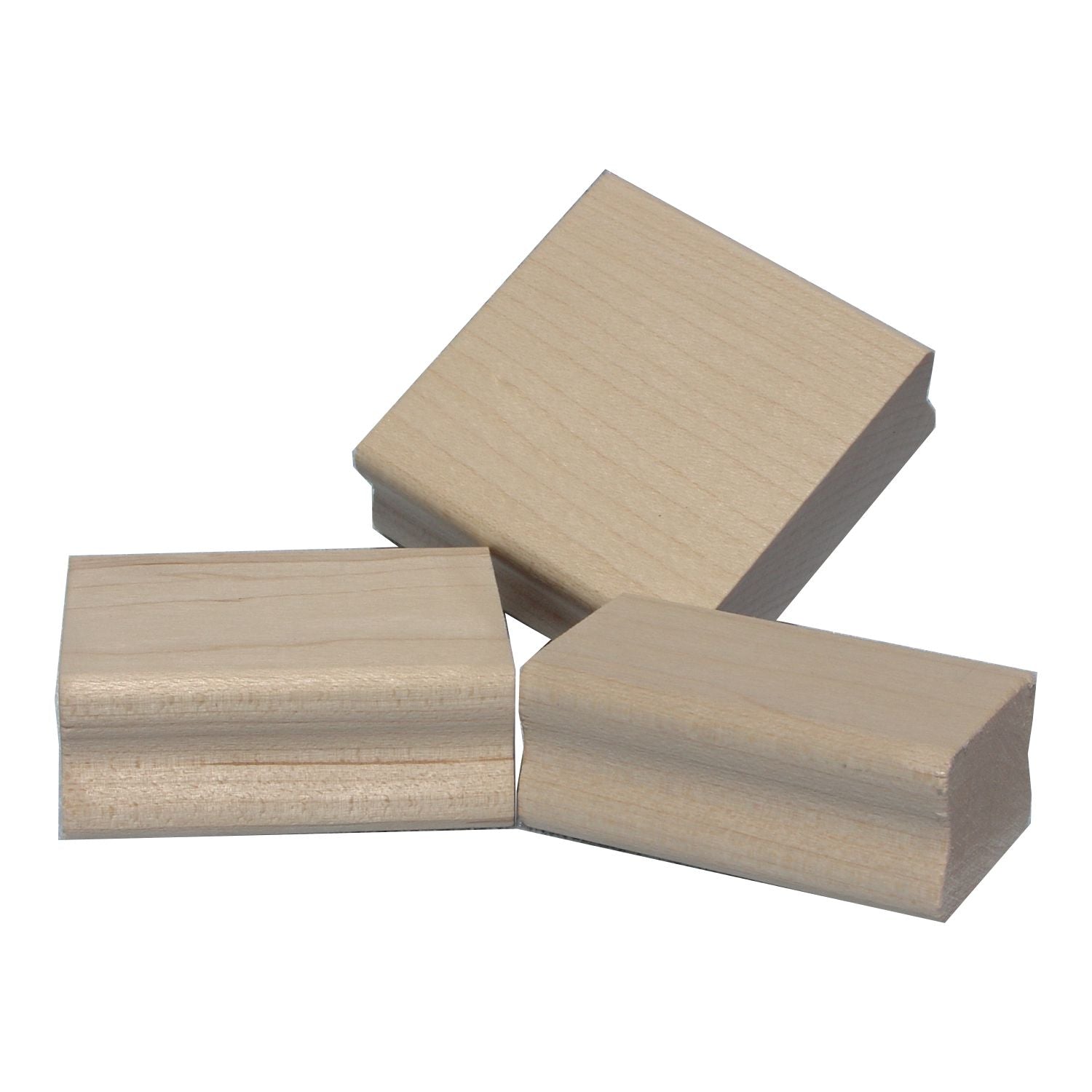 Art Stamp Wood Mounts, Pre-Cut, 2" | 2-1/4" | 2-1/2" | 2-3/4" Width