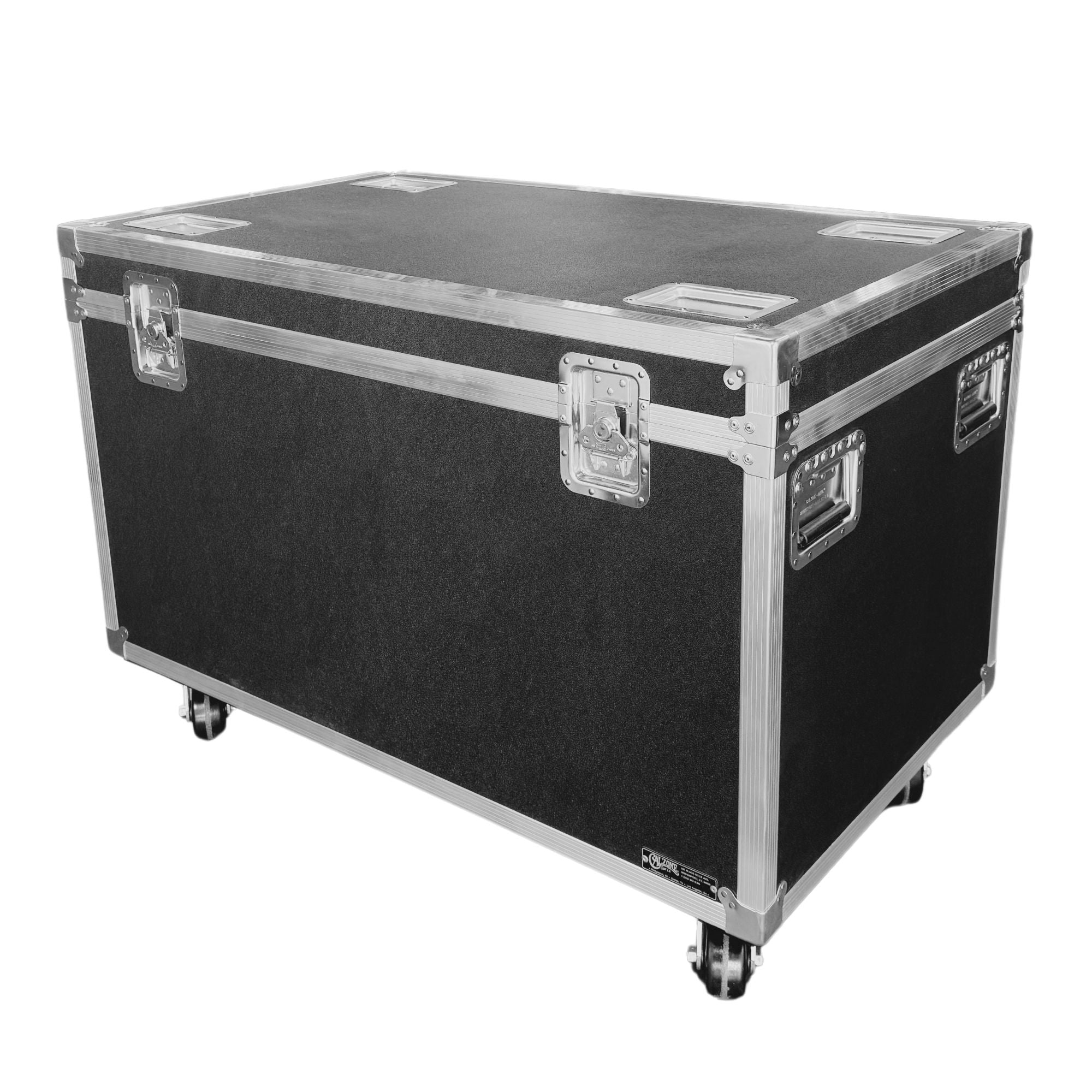 ATA 300 Heavy-Duty Accessory Trunk Case, 43.5x28.5x28"H ID, 45x30x38"H OD, with Casters, Black