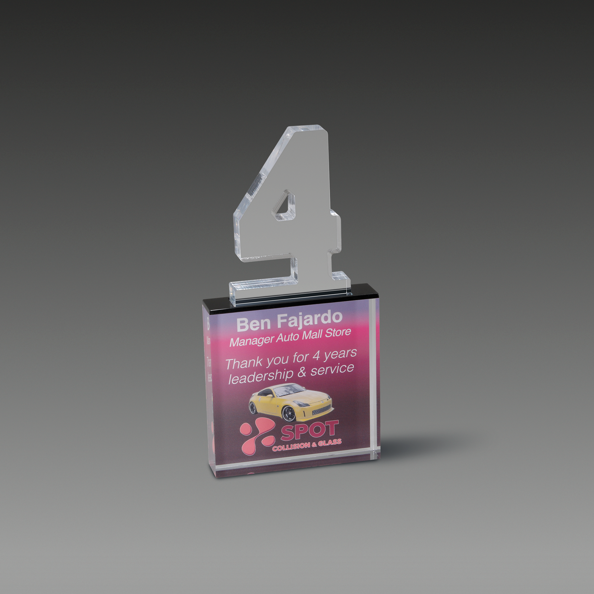 Recognition Number Award 4