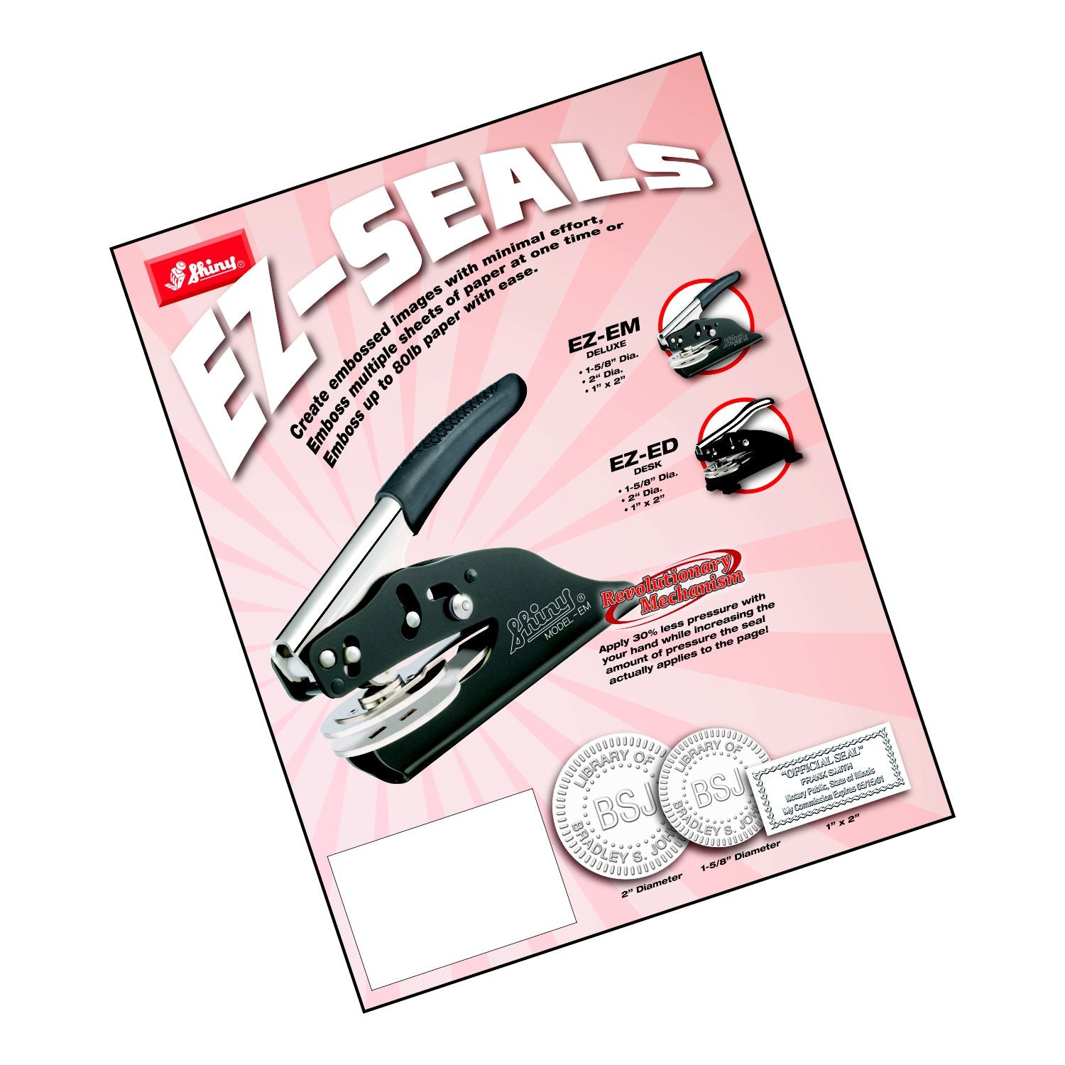 Seal & Embosser Brochures