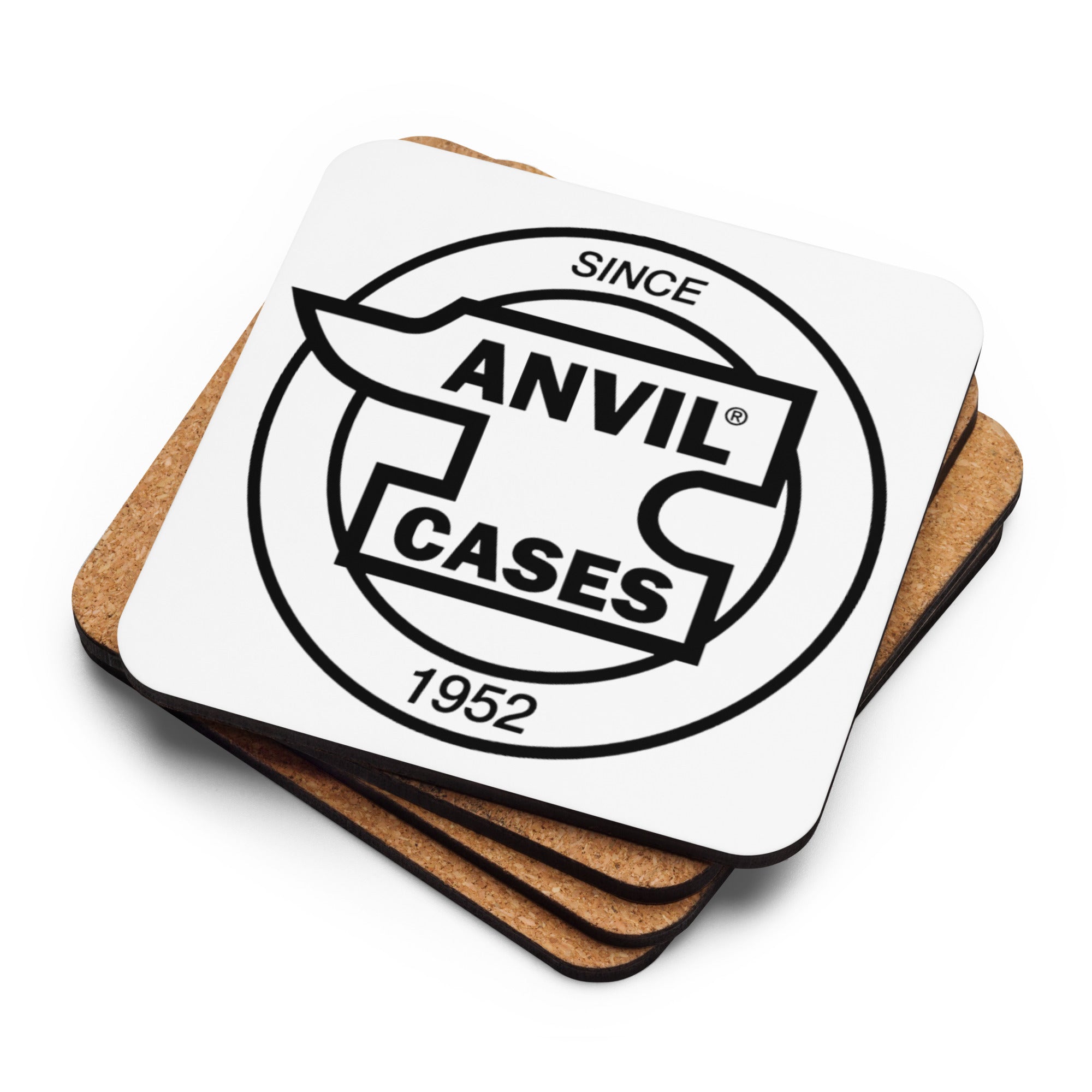 Anvil Cases Cork-back coaster